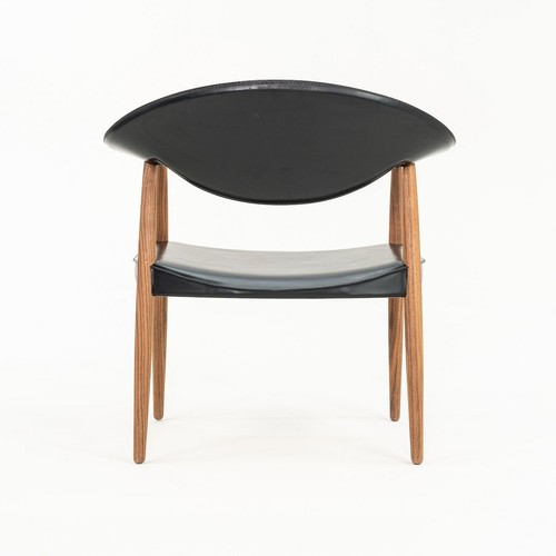 2021 Larsen & Bender Madsen Carl Hansen LM92P Metropolitan Chair Walnut Leather - Picture 10 of 12