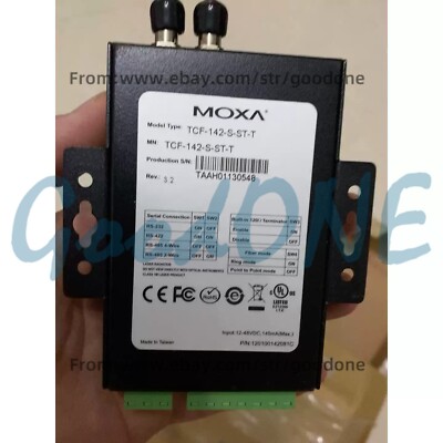 1PC NEW MOXA TCF-142-S-ST-T Wide-Temperature Serial to Fiber Optic Converter