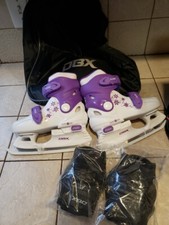 DBX Flash Adjustable Ice Skate  Protective Gear Package Purple Size 9k-12k NIB