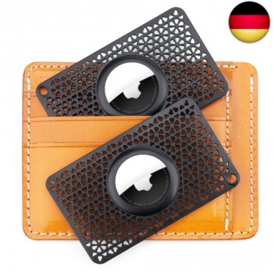 [Ultra Dünn] Kartenetui für Airtag, Airtag Hülle, Airtag-Geldbörse, Schmaler Gel