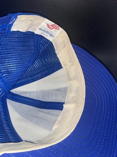 Air Force Academy Falcons AJD Lucky Stripes Snapback Hat Vintage 80s Made USA - Picture 7 of 8