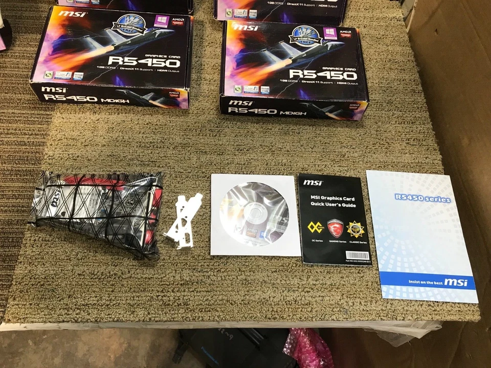 (5X) MSI Radeon HD R5450-MD1GD3H/LP/VGA Graphics Card* - Image 4 of 4