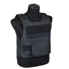 Chaleco antibalas corporal placas delanteras traseras armadura chaqueta táctica guardia kit de seguridad