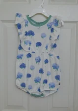 NWT Kyte Baby Hydrangea Floral Bubble Romper sz 12-18 18-24Months 2t 3t 4t