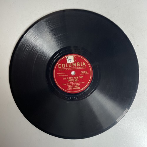10" 78 RPM-Harry James-The Wonder of You/I'm In Love With Two Sweethearts/36933 - Imagen 2 de 4