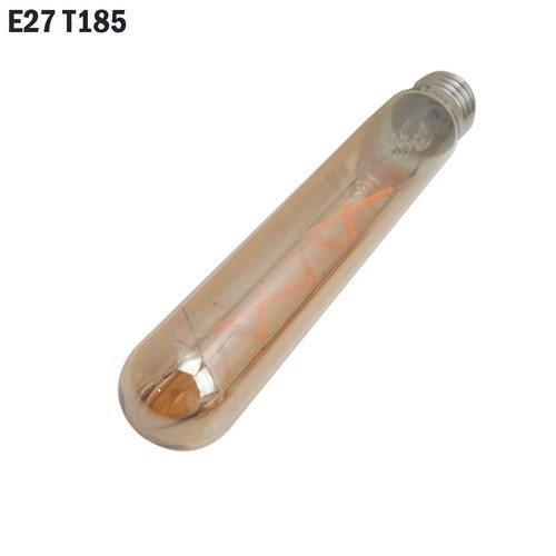4W T185 E27 LED Vintage Tall Edison Dimmable Filament Retro Light Lamp Bulb UK - Afbeelding 2 van 3