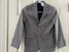 NWOT  Izod Boys Gray Suit Jacket Blazer Size 10  EASTER