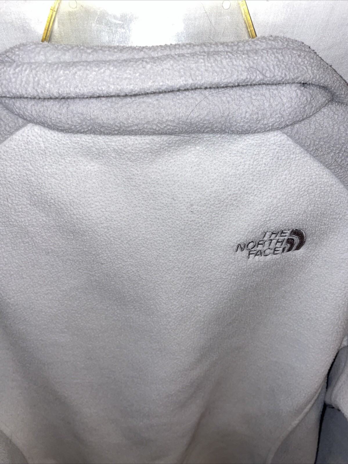 The North Face Full Zip Jacket Womens Sz Large Beige Athleisure Hiking Outdoors thumbnail 9