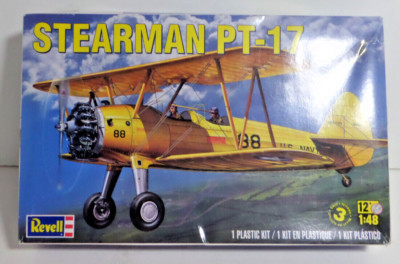 Stearman PT-1 1:48 scale Revell 85-5264 vintage sealed bags