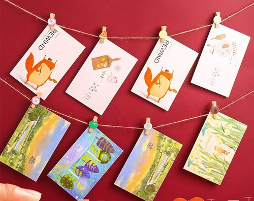 3lots Wooden Clips DIY Photo Banner Crafts for Home Birthday Wedding Decoration - Picture 3 of 4