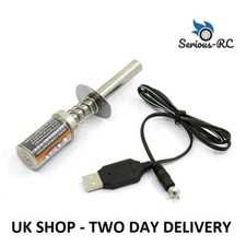 Nitro Glow Plug Starter with USB Charger 1800mah Nitro Engine RC Car - UK Stock