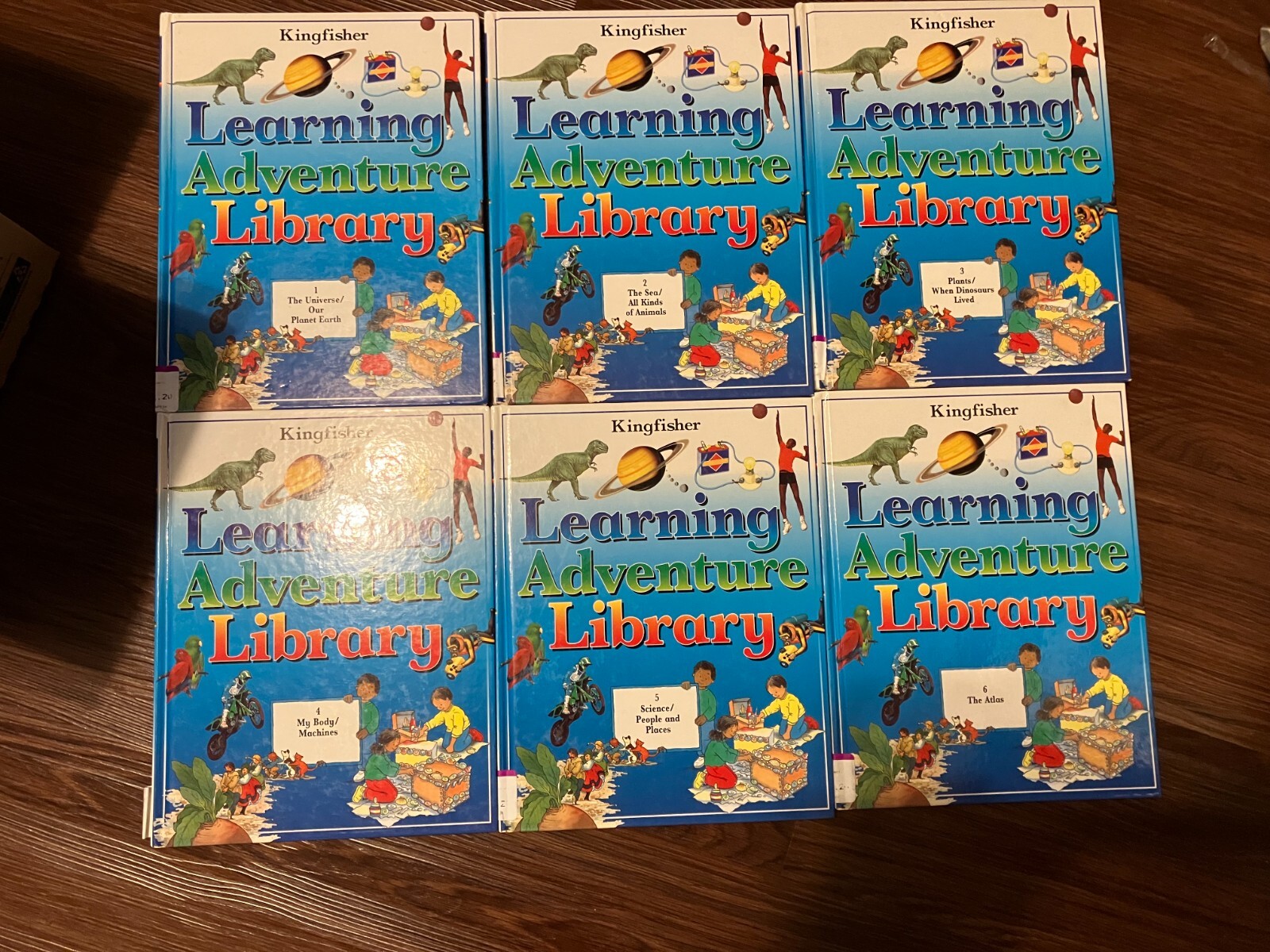 1994-1996 Kingfisher Learning Adventure Library Books Like New Condition  -image