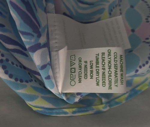 Lilly Pulitzer großes Lizzie fischhaft denkendes technisches Oberteil Bermuda blau - Bild 13 von 15