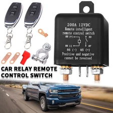 12V Car Battery Switch Disconnect Isolator Power Master Cut Off Remote Control
