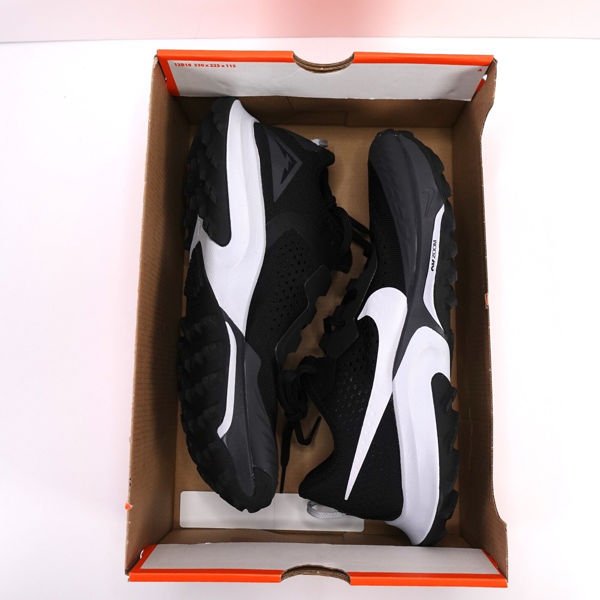 Nike Air Zoom Terra Kiger 7 Black White Trail Running Shoes CW6062-002 Mens 9.5 Men main image 3