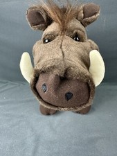 Disney The Lion King Pumba Build a Bear 16  Warthog Soft Plush BAB Brown Pig