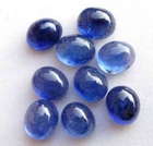 28.40 Ct Natural Oval Cabochon Blue Sapphire Loose Gemstone 7*8 MM 9 Pcs