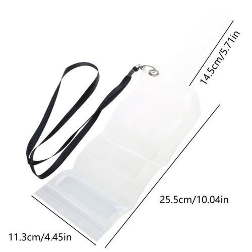 Two Way Radio Bag Clear Waterproof Bag Fit for Midland - Zdjęcie 8 z 8