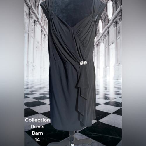 Collection Dress Barn, Size 14, Sleeveless, Black Dress.E13