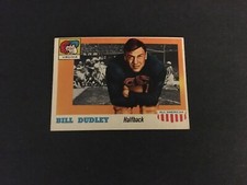 1955 TOPPS FOOTBALL(ALL AMERICAN) HIGH GRADE SET BREAK #10 BILL DUDLEY NM++