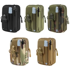 Men's Tactical Molle Pouch Military EDC Waist Belt Waist Fanny Bags Pack Pocket