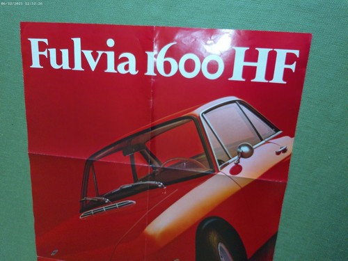 Lancia FULVIA 1600 HF distribuidor de lujo folleto de ventas desplegable # 8799387 4 idiomas - Imagen 8 de 15