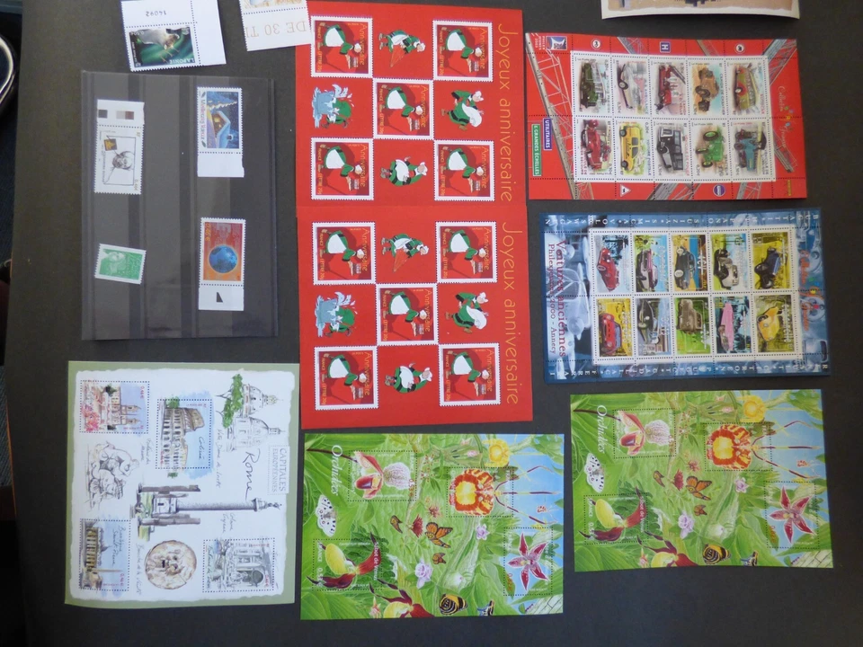 France Stamp Collection Lot Mint Never Hinged MNH FV Face Value 314.42 Euro - Image 3 of 4