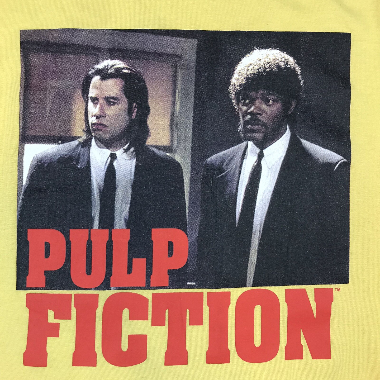 Pulp Fiction Bild John Travolta & Samuel L Jackson - Gerahmtes A4 Film-Poster Mit Autogramm