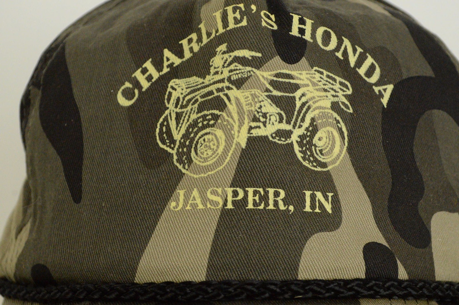 V1 Charlie S Honda Jasper Cap Indiana Atv Camouflage Baseball Hat