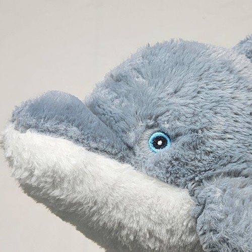 Dolphin Plush Stuffed Wild Republic Toy 14 Inch Color Light Gray And White - Picture 3 of 13