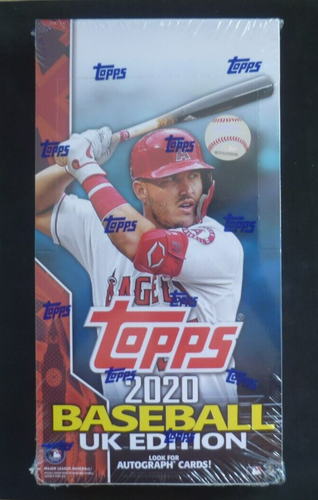 2020 Topps Baseball UK Edition - Factory Sealed Box