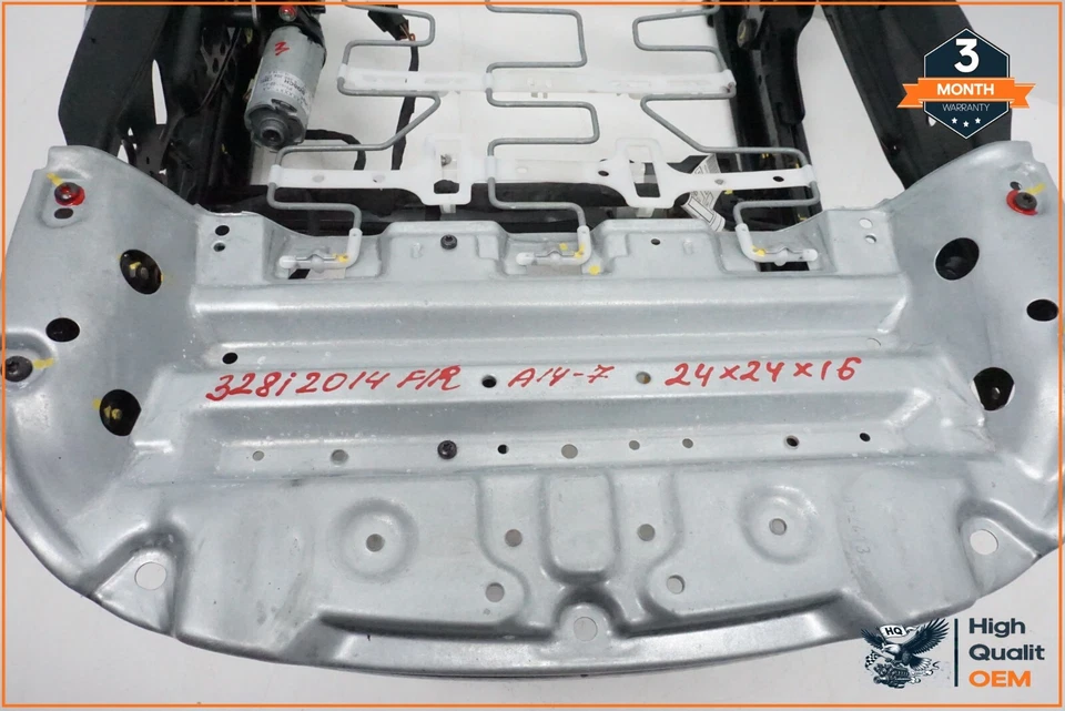 2013-2018 BMW 328I F30 FRONT RIGHT PASSENGER LOWER SEAT TRACK RAIL FRAME OEM - Image 2 of 4