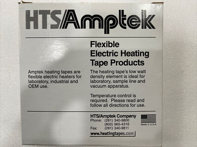 HTS/AMPTEK HEAVY AMOX INSULATED DUO-TAPE AWH-052-160DL,16FT,312W, 240V, 1400F.