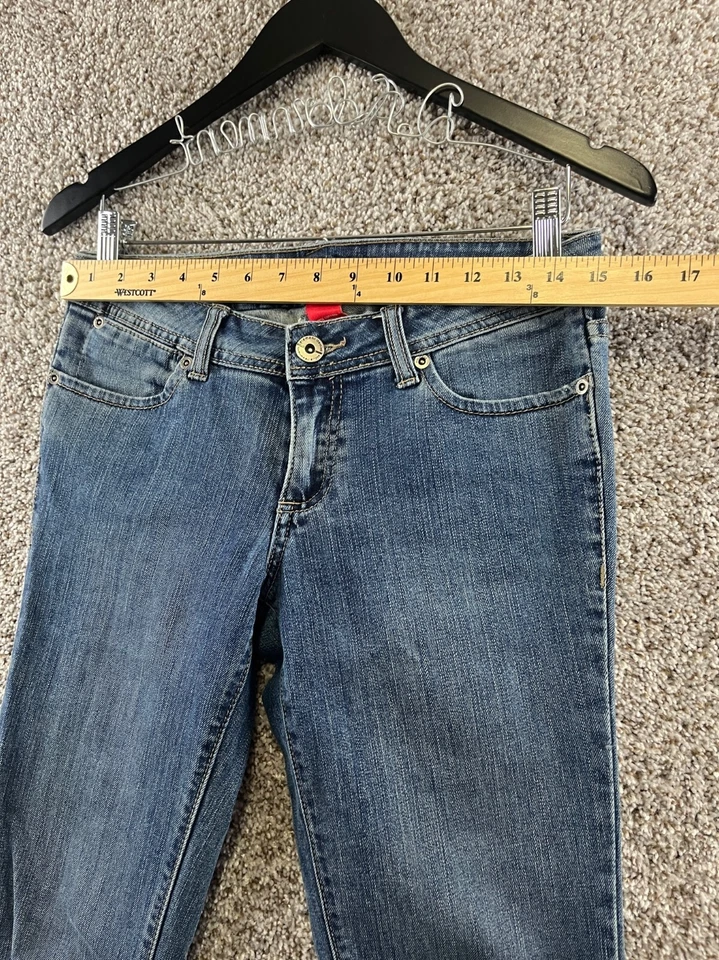 Element Denim Bootcut Jeans Junior's Size 3 Blue Denim Jeans Boot Cut Stretch - Image 4 of 4