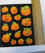 American Greetings Stickers JACK-O-LANTERNS Halloween 1 Sheet NO PACKAGE NOS