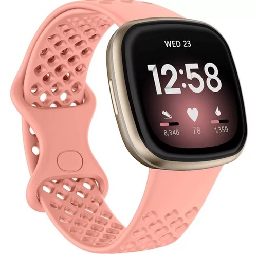 Uhrenarmband Für Fitbit Versa 4/3 und Sense/Sense 2 Sport Silikon Band Strap - Photo 16 sur 21