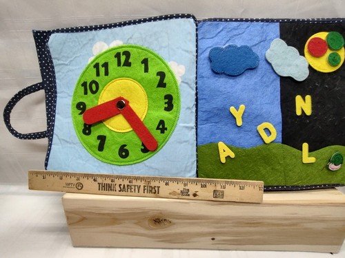Handmade With Love Vintage Children's Learning and Activity Cloth Book - Picture 6 of 17