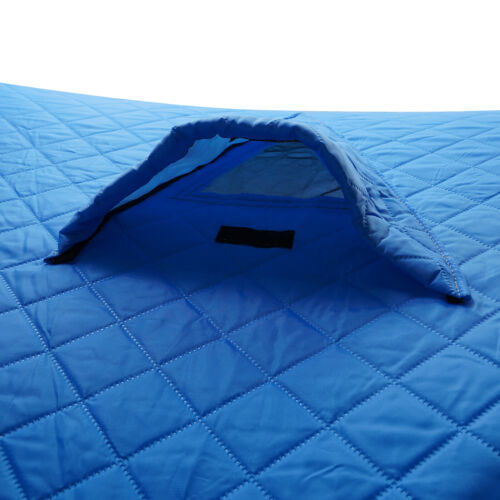 Tenda Pesca Ghiaccio Portatile Pesca Picnic Quadrata Libera Installazione Tenda 145*165cm - Foto 21 di 23