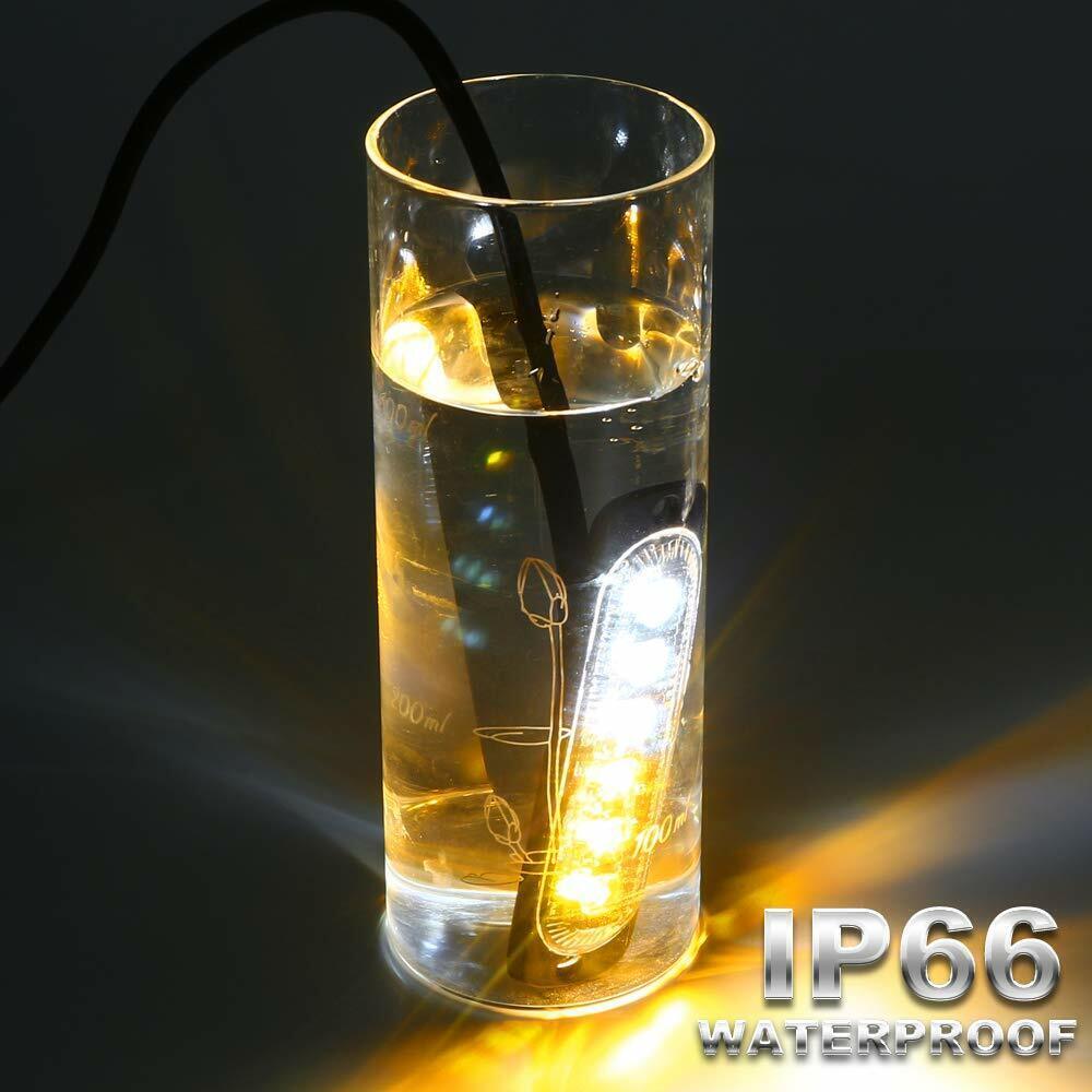 6 In. LED Emergency Warning Marker Strobe Light For Work Truck - Foto 5