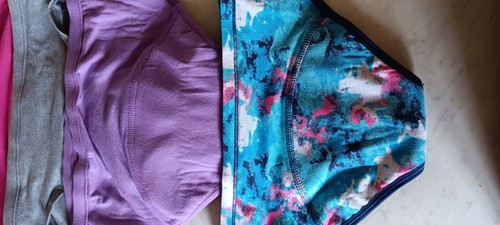 Hanes Girls Panties Set of 4 Comfort Sleep-over Period Moderate Protection Sz 8 - Picture 5 of 5