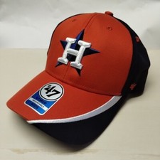 Kids Houston Astros Hat Cap '47 Brand Blue Orange Adjustable Youth Boys Girls