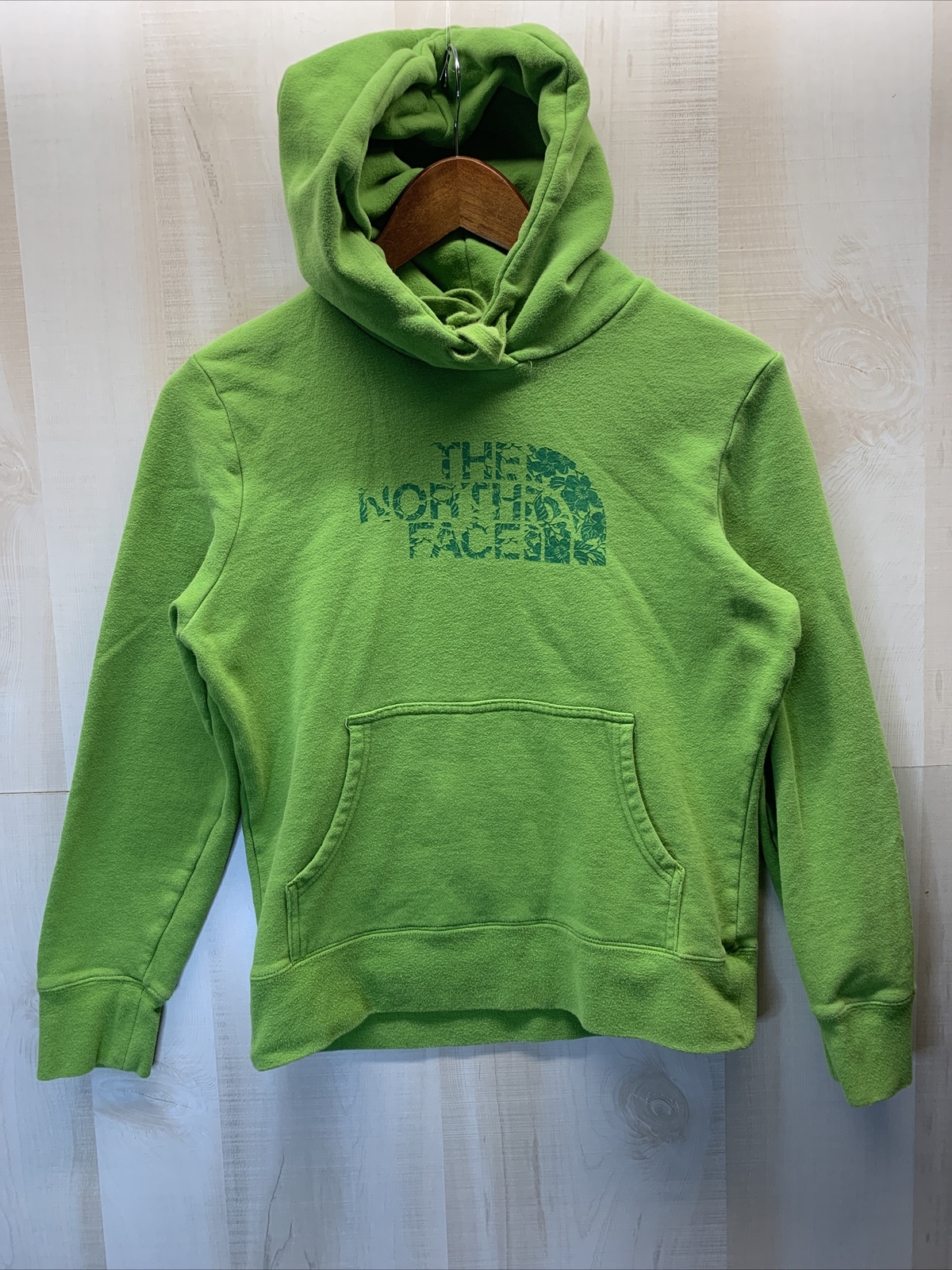 Green Hoodie Floral Logo #2675 | eBay