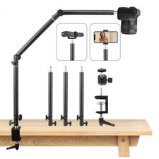 Heavy Duty Overhead Camera Desk Mount Stand 14.5"-41" with 1/4" Screw 3-Secti...