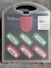 7p Christmas Die Cut Paper Punches candy cane gift tree snowflake gingerbread