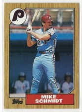 1987 Topps Mike Schmidt #430 Philadelphia Phillies EX-NM