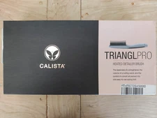 Calista Heated Detailer Brush Triangl Pro Hair Styling Brush Gray