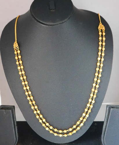 22k Gold plated Necklace Chain Long 