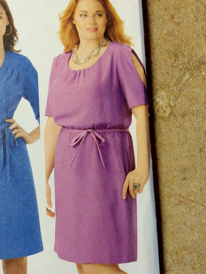 New 1796 Simplicity Women's Pullover 2 lengths Belt, Dress - sz 10-12-14-16-18 - Image 3 of 4