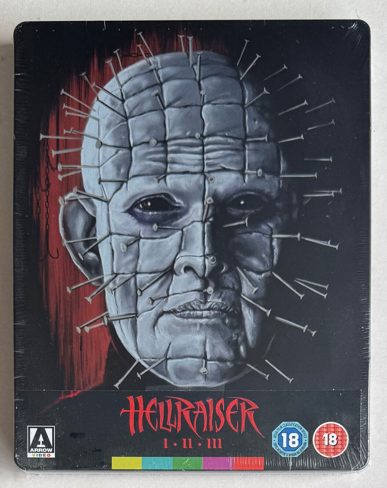 HELLRAISER TRILOGY * ZAVVI EXCLUSIVE LIMITED BLU-RAY STEELBOOK * SEALED! * ARROW