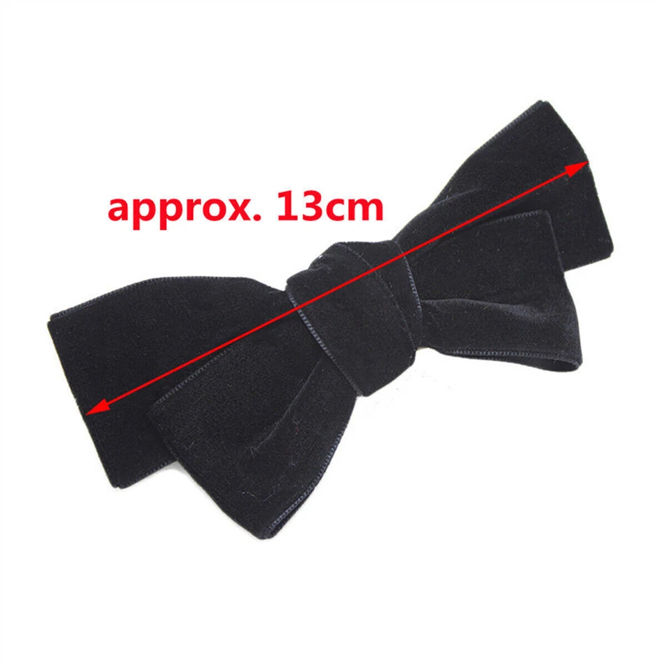 1x Terciopelo Niños Niñas Moño Pinza para el Cabello Moño Nudo Pinzas para el Cabello Accesorios para el Cabello Foto 4 de 4